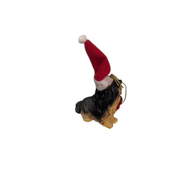 Yorkie dog christmas ornament  Holiday Yorkshire Terrier 3 inch - Picture 3 of 5